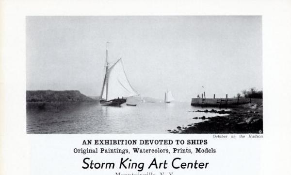 An Exhibition devoted to Ships: Original Paintings, Watercolors, Prints, Models, May 2 – June 27 1965, brochure cover