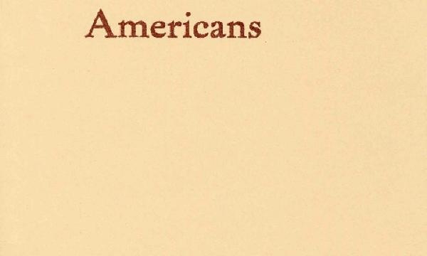 <em>Famous Americans</em>, June 25-July 28, 1961, exhibition catalogue