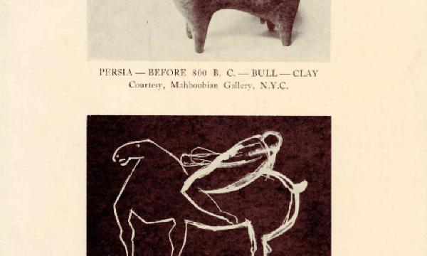 Animals in Art, July 5 – August 30 1964, exhibition brochure