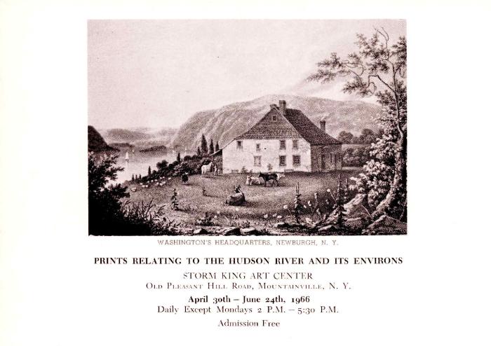 Prints Relating to the Hudson River and Its Environs, April 30-June 24, 1966, exhibition brochure