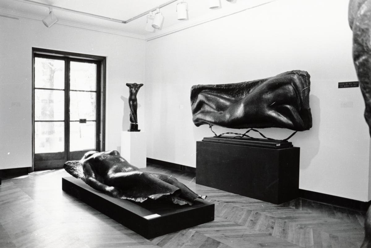 Saul Baizerman, <em>Sculpture: A Study in Materials </em>exhibit, 1978 (installation view, 1978)