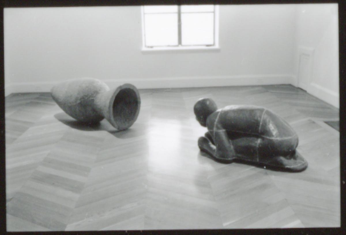 Antony Gormley, <em>View</em>, 1985 (installation view, 1987)