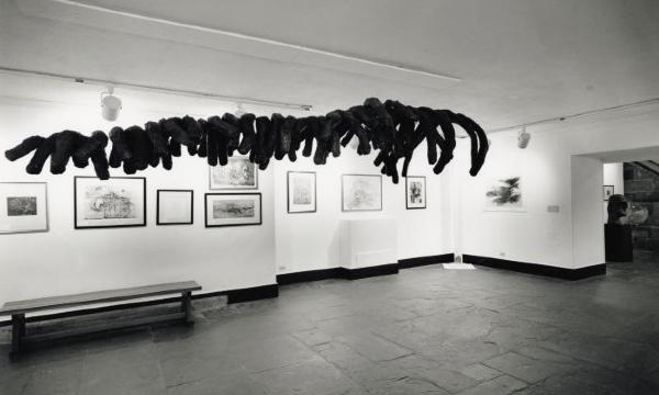 <em>Selections from the Storm King Art Center Collection&nbsp;</em>(installation view, 1974)<br />
Rosemary Castoro, <em>Sky Tunnel</em>, 1974