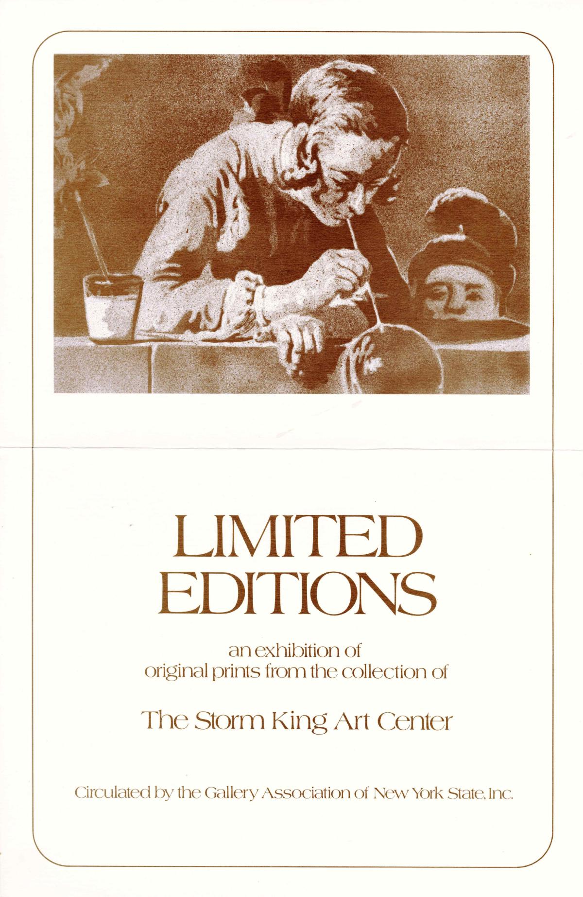 <em>Limited Editions: Dated, Numbered, and Signed</em>, brochure, 1975