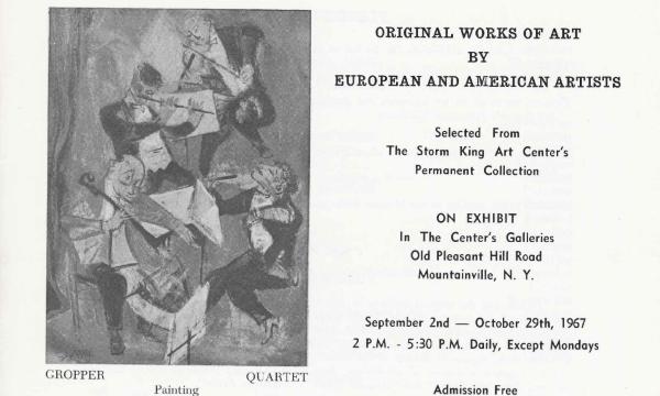 Original Works of Art by European and American Artists, September 2-October 29, 1967, exhibition brochure 