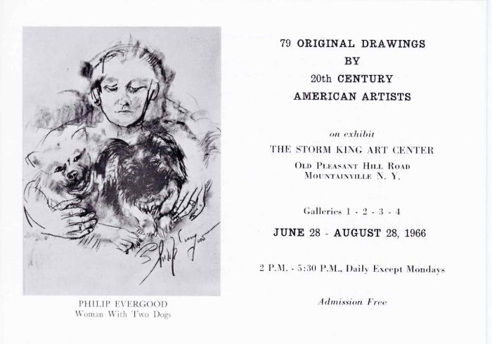 79 Original Drawings by 20th Century American Artists, June 28-August 28, 1966, exhibition brochure 