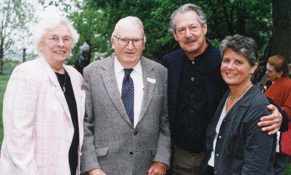 Joyce and William Rutherford with H. Peter and Bea Stern, May 2002