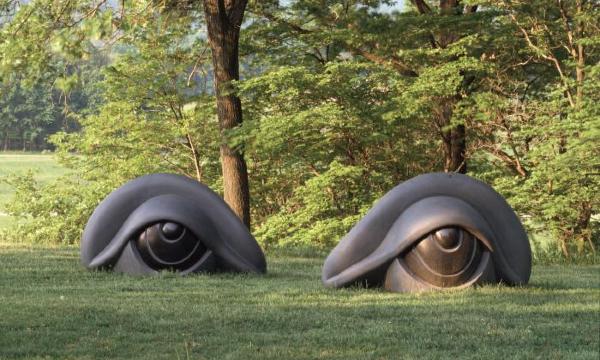 Louise Bourgeois, <em>Eye Benches II</em>, 1996-97 (installation view, 2007)