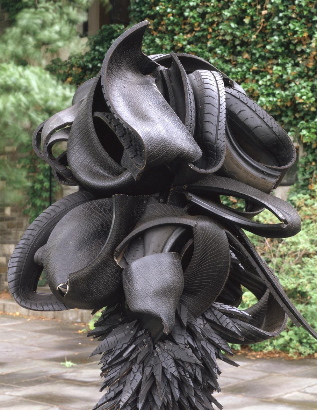 Chakaia Booker, <em>Hybrid</em>, 2003 (installation view, 2004)