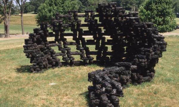 Chakaia Booker, <em>Serendipity</em>, 1998 (installation view, 2004)