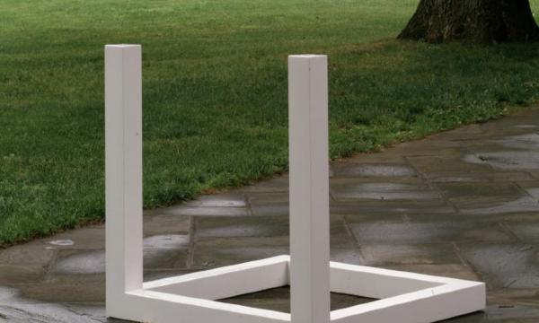 Sol Lewitt, <em>Incomplete Open Cubes 6-2, </em>1974 (installation view, 2008)