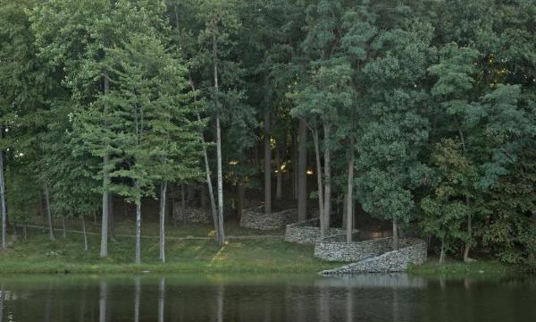 Andy Goldsworthy, <i>Storm King Wall</i>, 1997–98 (installation view, 2010)