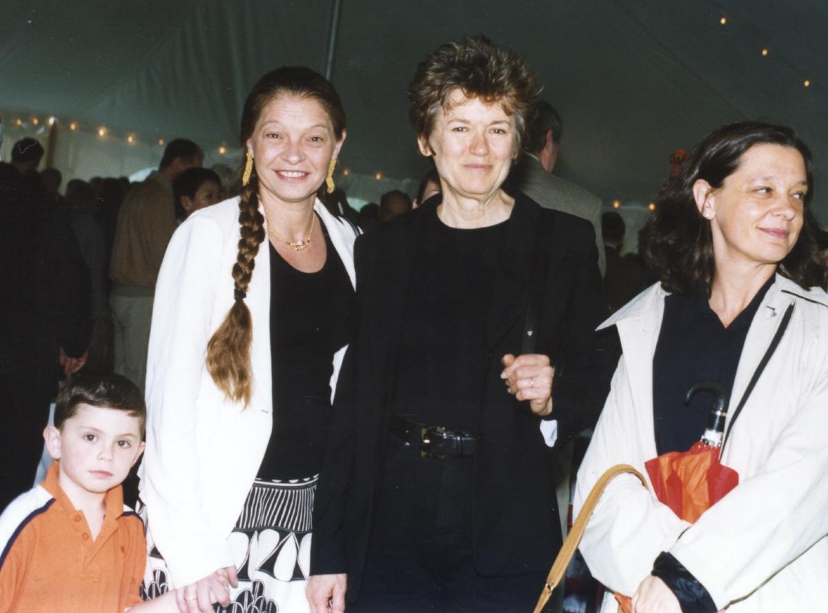 Candida Smith, Ursula von Rydingsvard, Rebecca Smith, luncheon, Storm King Art Center, 2003