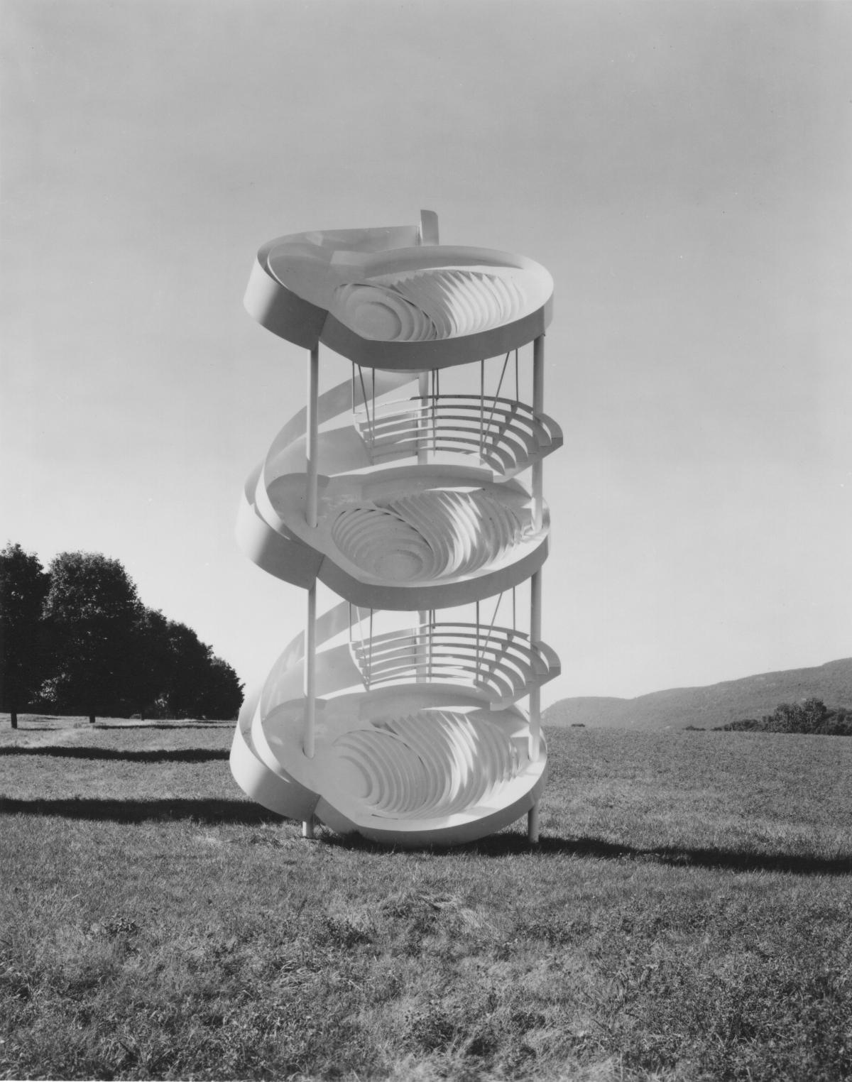 Alice Aycock, <i>Three-Fold Manifestation II</i>, 1987 (refabricated 2006) (installation view)