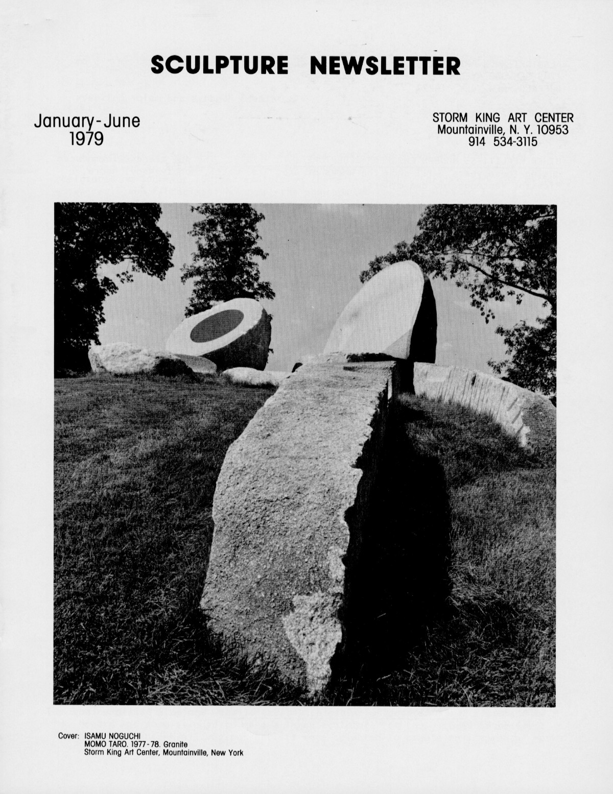 Storm King Art Center Newsletter, January - June 1979