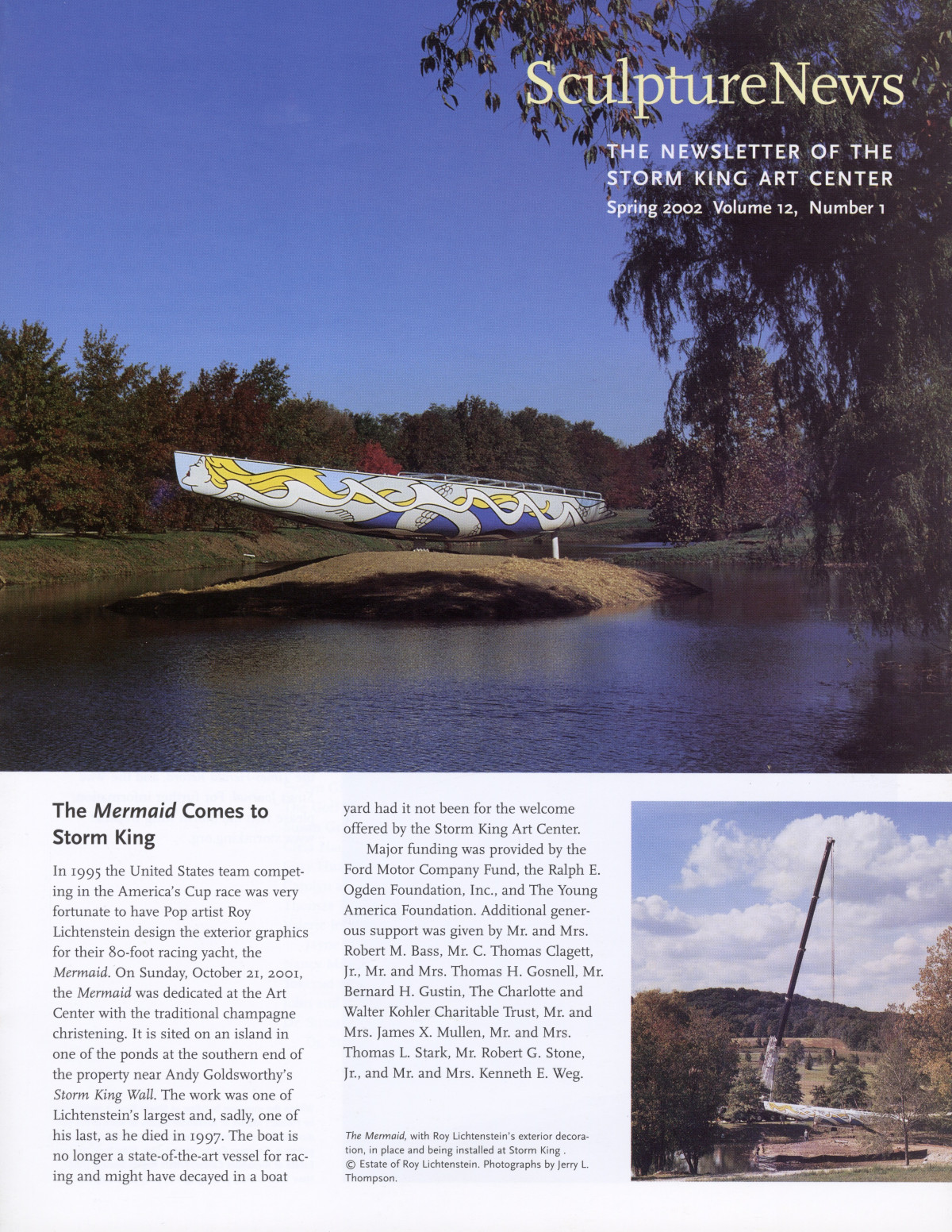 Storm King Art Center Newsletter, Spring 2002