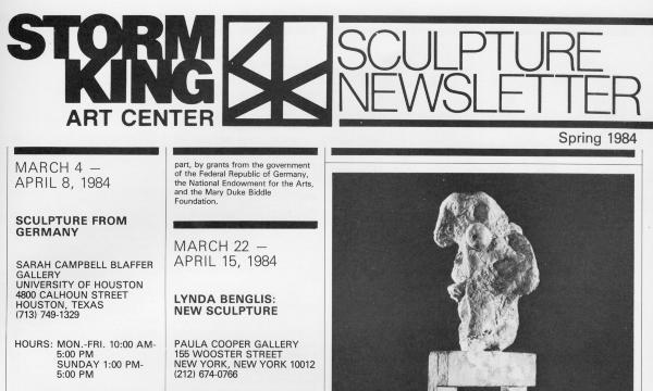Storm King Art Center Newsletter, Spring 1984