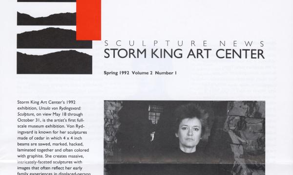 Storm King Art Center Newsletter, Spring 1992