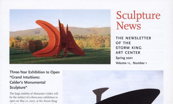 Storm King Art Center Newsletter, Spring 2001