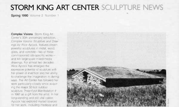 Storm King Art Center Newsletter, Spring 1990