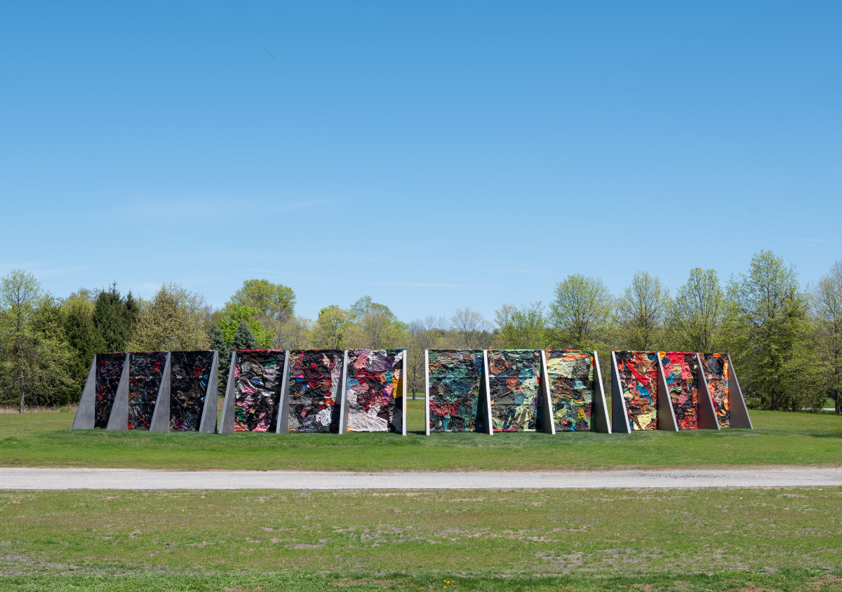 Kevin Beasley, PROSCENIUM| Rebirth / Growth: The Watch / Harvest / Dormancy: On Reflection (2024&ndash;25) (installation view, 2025)&nbsp;