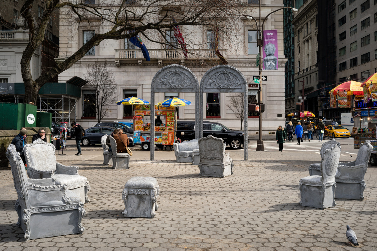 Liz Glynn, <em>Open House </em>(2016) (installation view, 2017) <br />
<br />
<em>Liz Glynn: Open House</em> was originally presented by Public Art Fund in New York City at Doris C. Freedman Plaza, Central Park, from March 1, 2017 - September 10, 2017