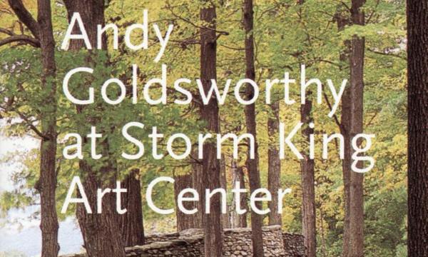 Andy Goldsworthy at Storm King Art Center, May 22- November 15, 2000, brochure cover