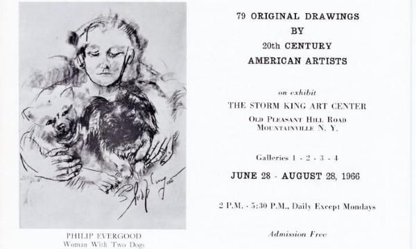 79 Original Drawings by 20th Century American Artists, June 28-August 28, 1966, brochure cover