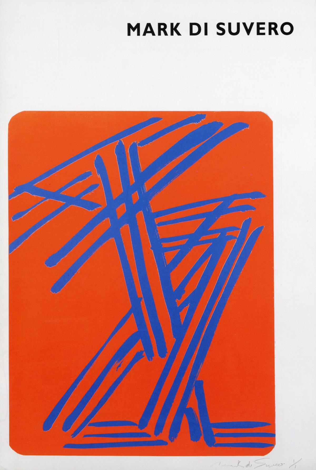 Mark di Suvero, Lithographs, Drawings and Indoor Sculptures, May 14 – November 15, 2008, exhibition catalogue cover