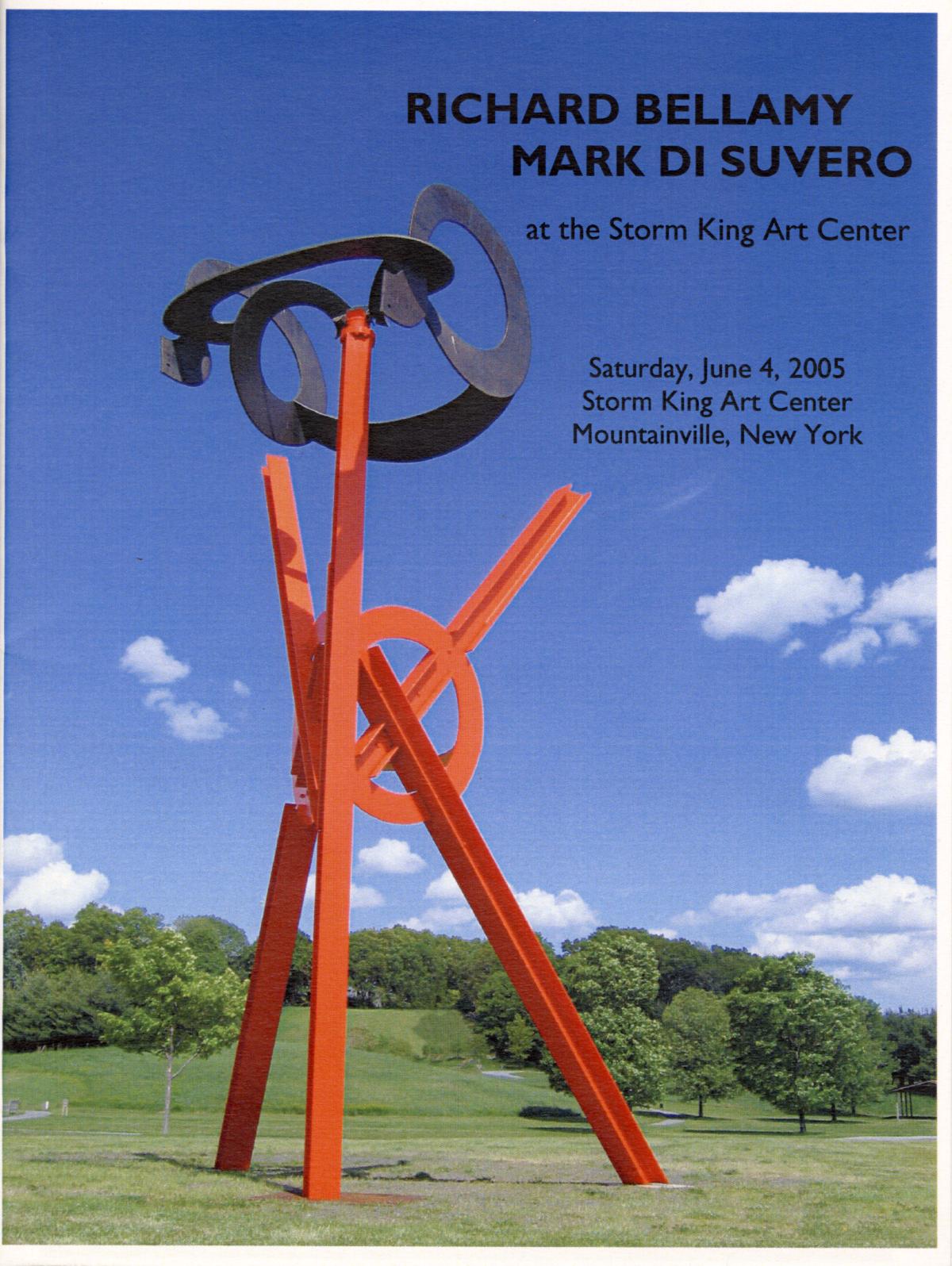 Richard Bellamy and Mark di Suvero, June 8-November 13, 2005; June 7-November 15, 2006, exhibition catalogue, cover
