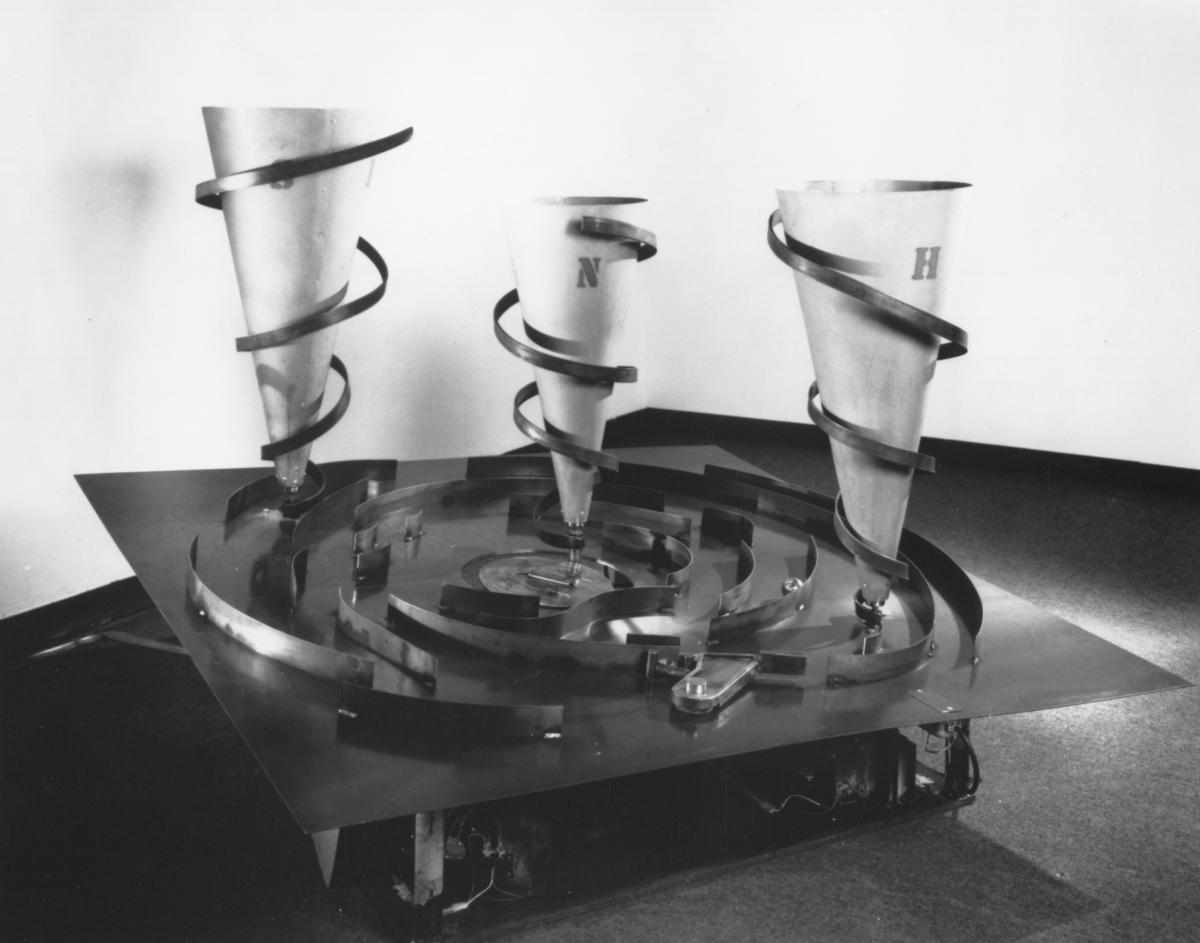 Alice Aycock, <i>Greased Lightning</i>, 1984 (installation view, 1990)