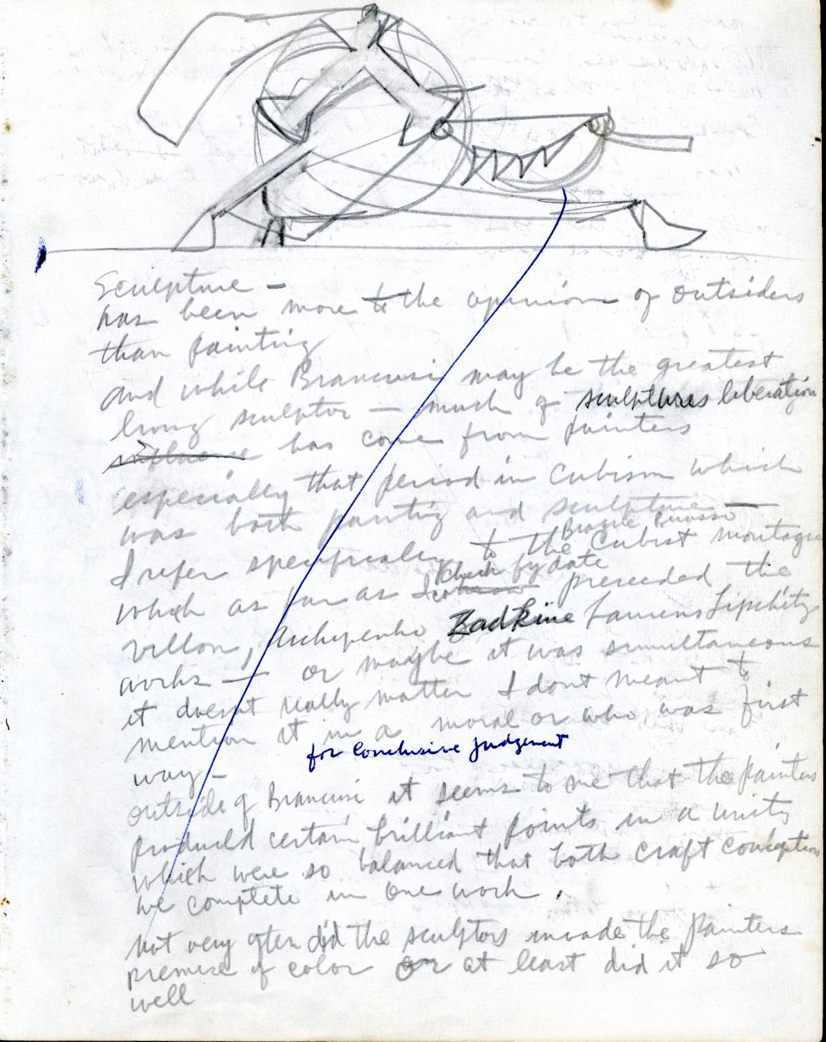 David Smith Notebook, page 51