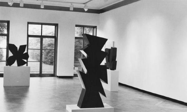 Douglas Abdell, <em>Aefkae-Aekyad</em>, <em>Qayeau-Aaekay</em>, and <em>Aefael-Aekyad</em> at Storm King Art Center, Mia Westerlund and Douglas Abdell: Sculptures and Drawings Exhibit, May 21 – October 31, 1980