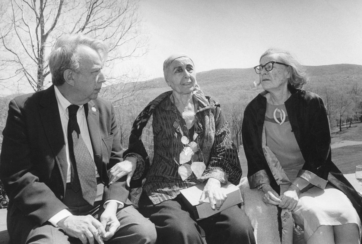 Storm King Art Center&#39;s 25th Anniversary with Bill Liberman, Louise Nevelson and Dorothy Dehner, 1985