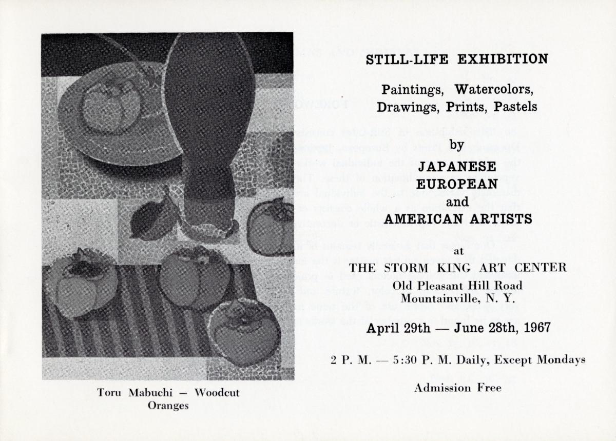 Still Life Exhibition by Japanese, European and American Artists, April 29-June 28, 1967, exhibition catalogue