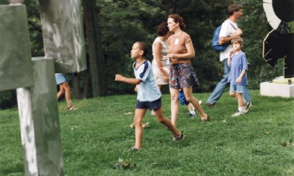 Visitors to Storm King Art Center, 1999
